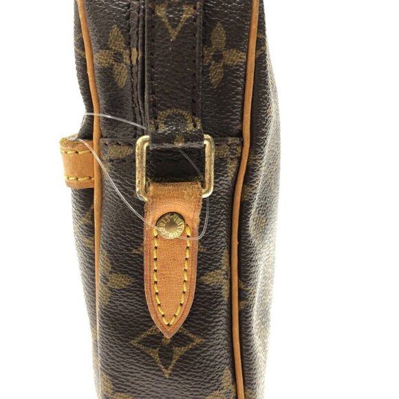 Auth LOUIS VUITTON Danube Brown Monogram Shoulder Bag - Picture 3 of 14